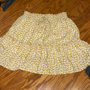 Crescent yellow skirt, never worn